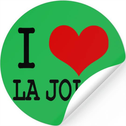 I HEART LA JOLLA Stickers