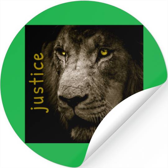 Lion Justice Stickers