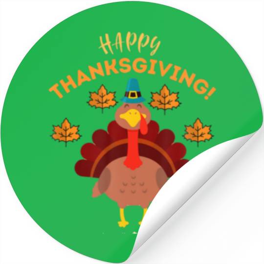 Happy Thanksgiving Day 2021 Stickers