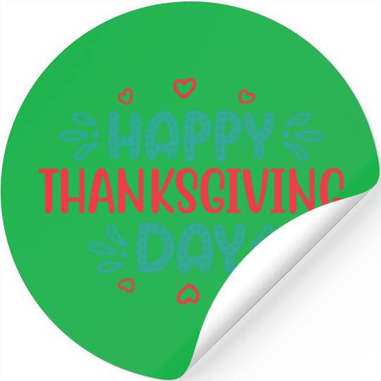 Happy Thanksgiving Day 2022 Stickers