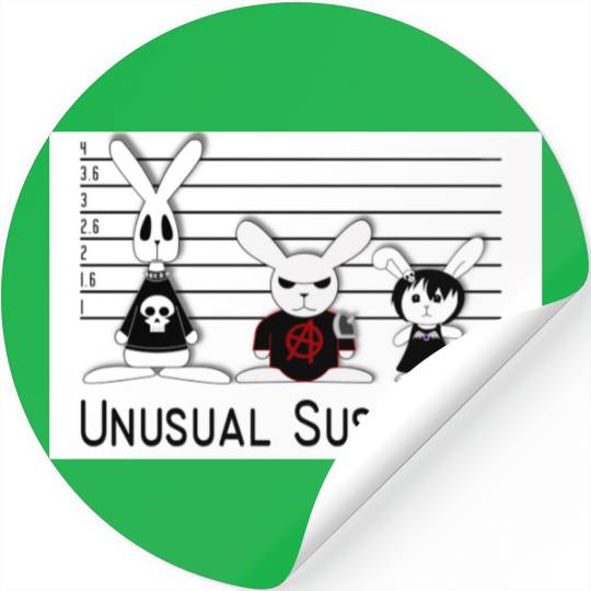 Unusual Suspects Stickers