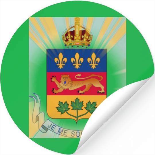 Quebec Coat of Arms T- Stickers