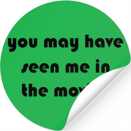 Crossed Fingers Seen in Movies Kids Lime Stickers