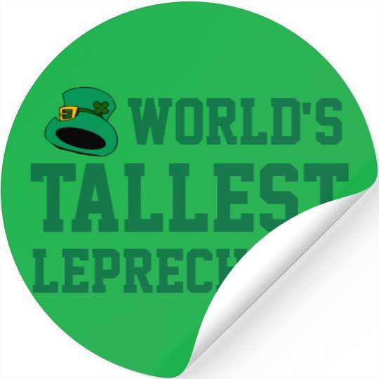 World's Tallest Leprechaun Stickers