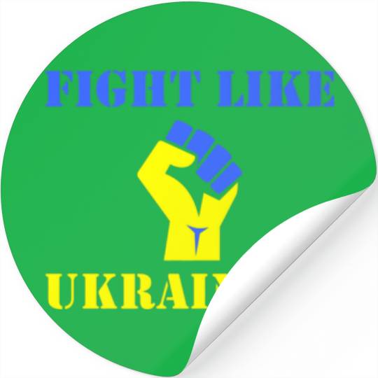 Fight Like Ukrainian Stickers