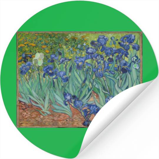 Irises by Van Gogh Stickers
