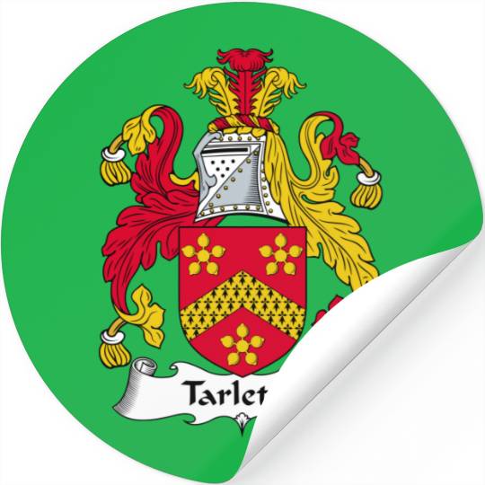 Tarleton Family Crest Stickers