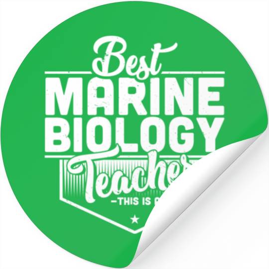 t  Marine Biology Teacher Stickers