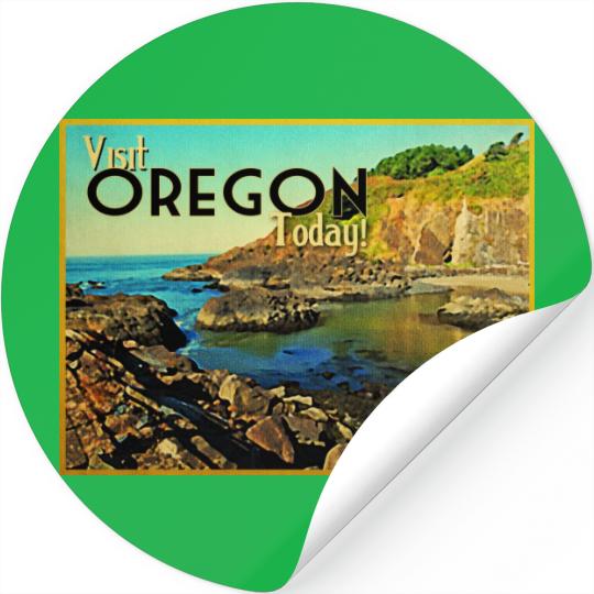 Oregon Coast Vintage Stickers
