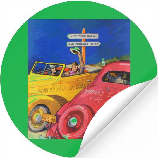 World's Fair or Bust Stickers