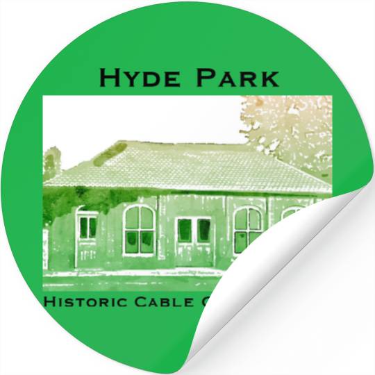 Hyde Park's Historic Cable Car Stickers