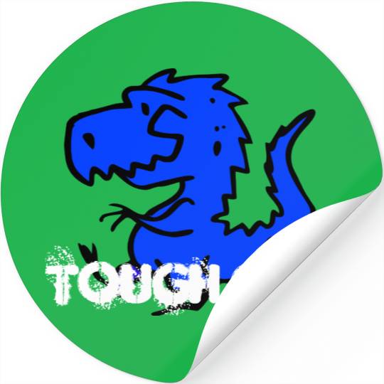 "Tough Guy" tyrannosaurus rex Stickers