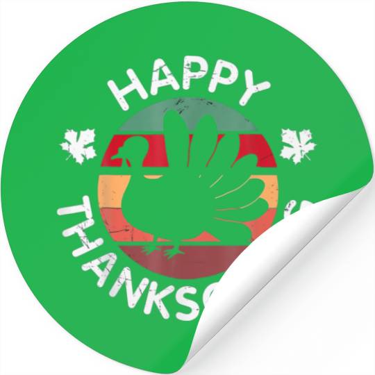 Happy Tuskey Thanksgiving Day Stickers