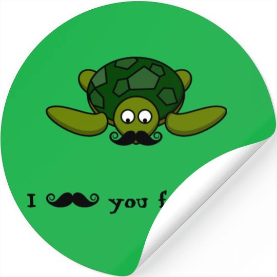 Hungry Turtle Stickers