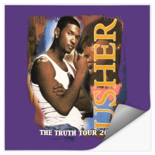 Usher 2004 The Truth Tour Stickers Size L